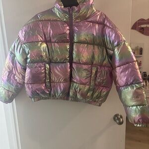 BP iridescent winter puffer Jacket